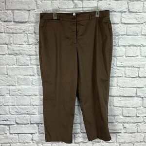 Counterparts Brown Cropped Pants Size 18